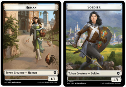 Human (0006) // Soldier (0008) Double-Sided Token